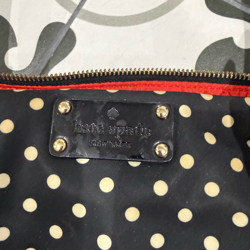 Kate Spade Polka Dot Black and Cream Women's briefcase/bag - Picture 2 of 3